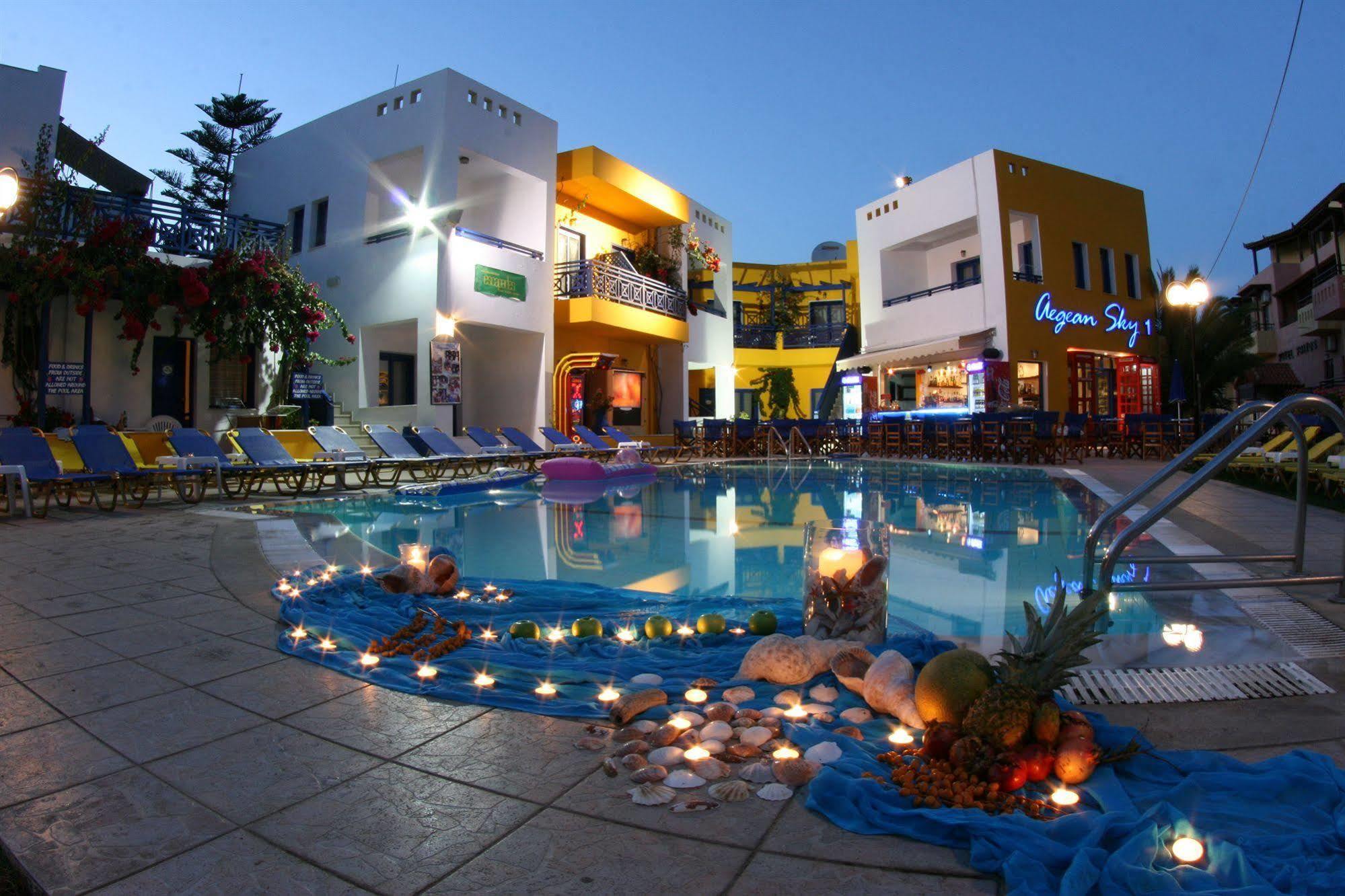 Aegean Sky Hotel-Suites Malia Extérieur photo